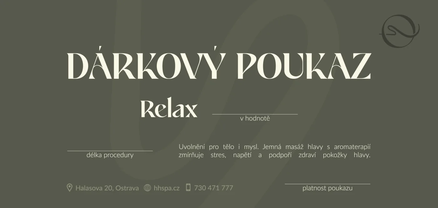 Dárkový poukaz Relax, Harmony Haven Spa
